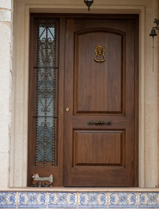 PUERTA DE ENTRADA EN MADERA REF. 47