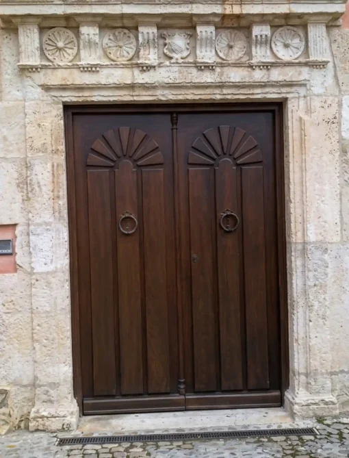 PUERTA DE MADERA EXTERIOR REF. 49