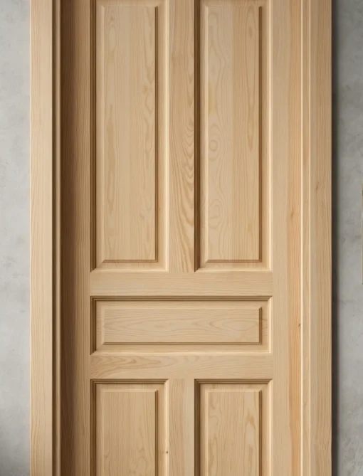 PUERTA INTERIOR DE PINO MACIZO CALPE 32