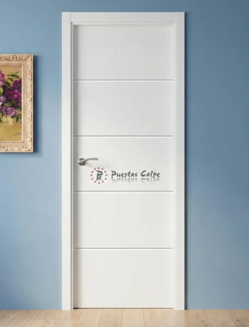 Puerta lacada en blanco LB-5R